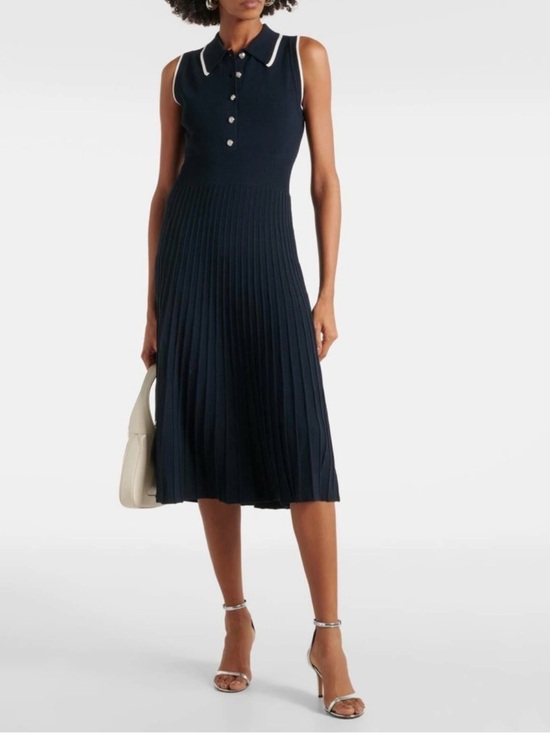 Veronica Beard Dresses & Skirts - Veronica Beard Meralda Collared
Midi Dress in Navy Size XS